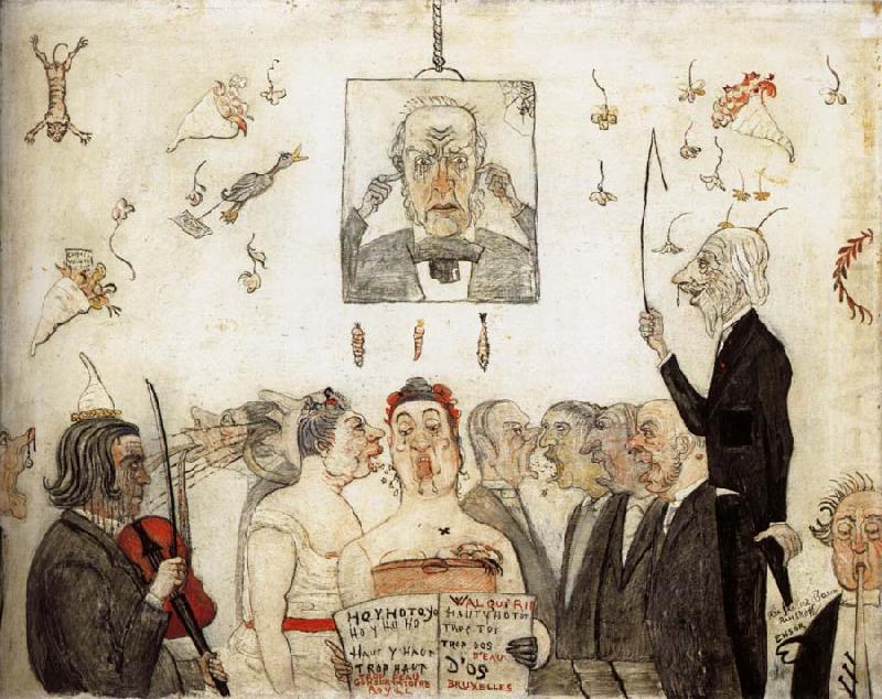 James Ensor At the Conservatory